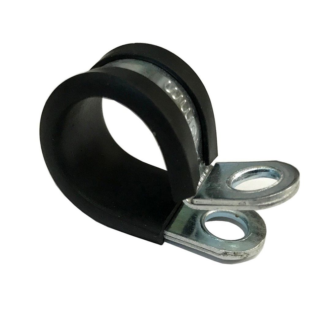 8mm-rubber-lined-p-clips-hose-wire-cable-pipe-clamp-clip-fixing-ebay